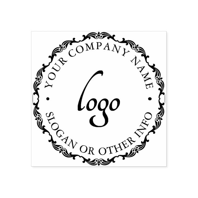 Create Your Own Custom Business Logo Rubber Stamp (Imprint)