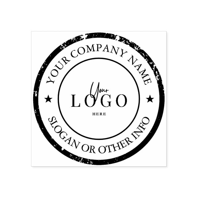 Create Your Own Custom Business Logo Rubber Stamp (Imprint)