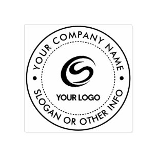 Create Your Own Custom Business Logo Rubber Stamp