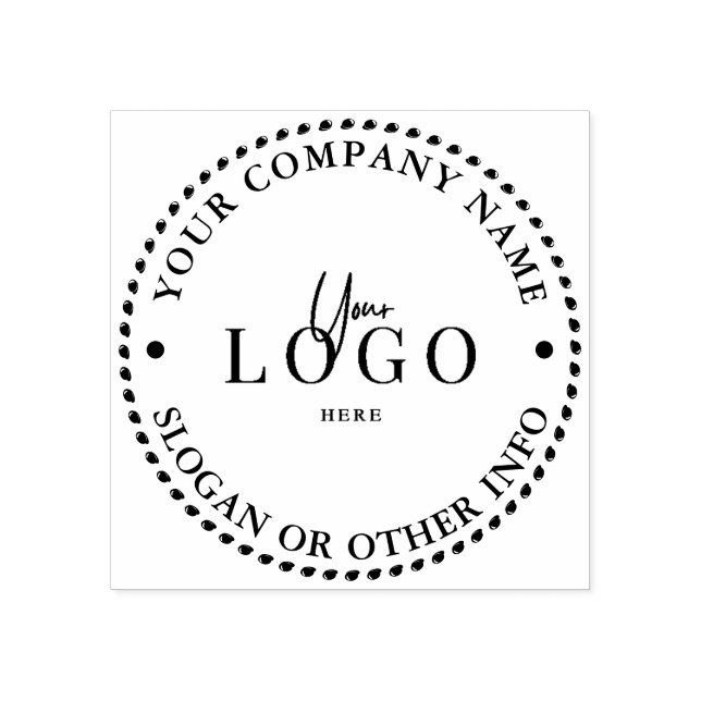 Create Your Own Custom Business Logo Rubber Stamp (Imprint)