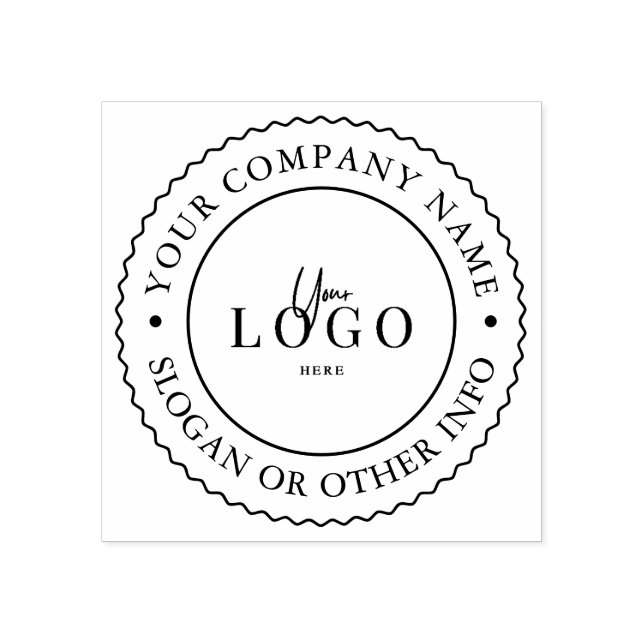 Create Your Own Custom Business Logo Rubber Stamp (Imprint)