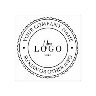Create Your Own Custom Business Logo Rubber Stamp