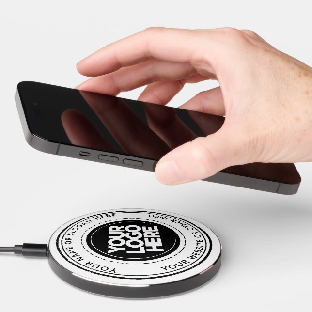 Create your own Custom Business Logo Wireless Charger (Hand)