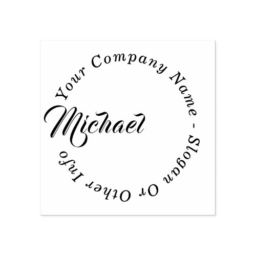 Create Your Own Custom Business name Rubber Stamp