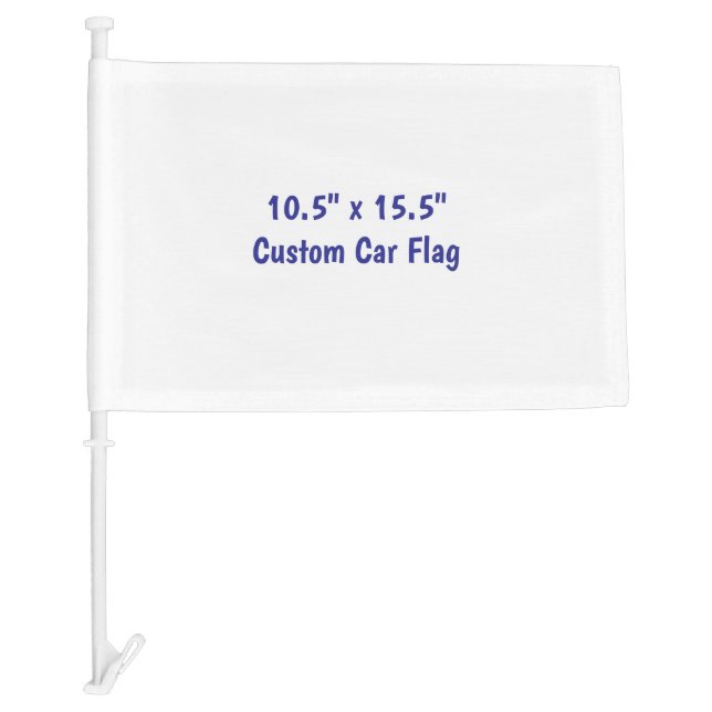 Create Your Own Custom Car Flag (Front)