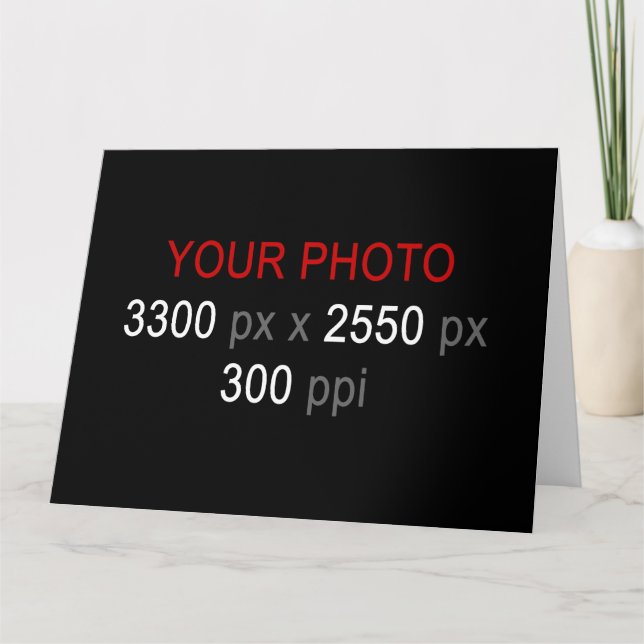 Create Your Own Custom Card (Front)