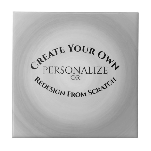 Create Your Own Custom Ceramic Tile (Front)