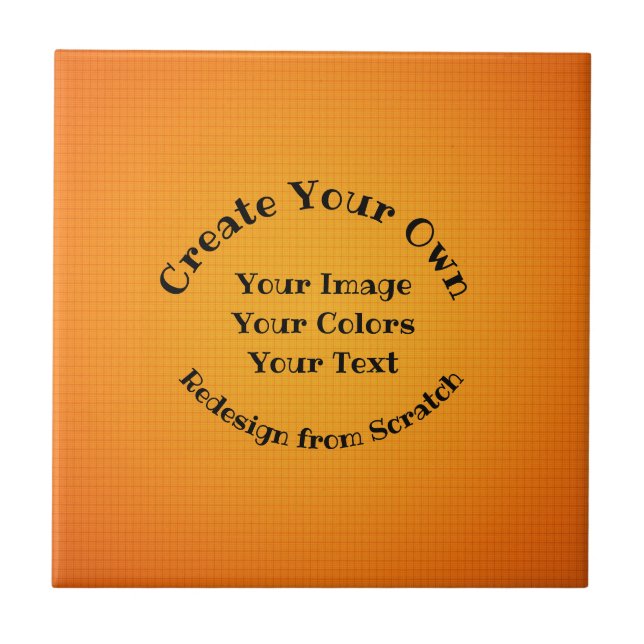 Create Your Own Custom Ceramic Tile (Front)