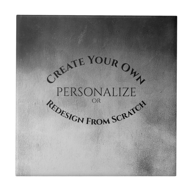 Create Your Own Custom Ceramic Tile (Front)