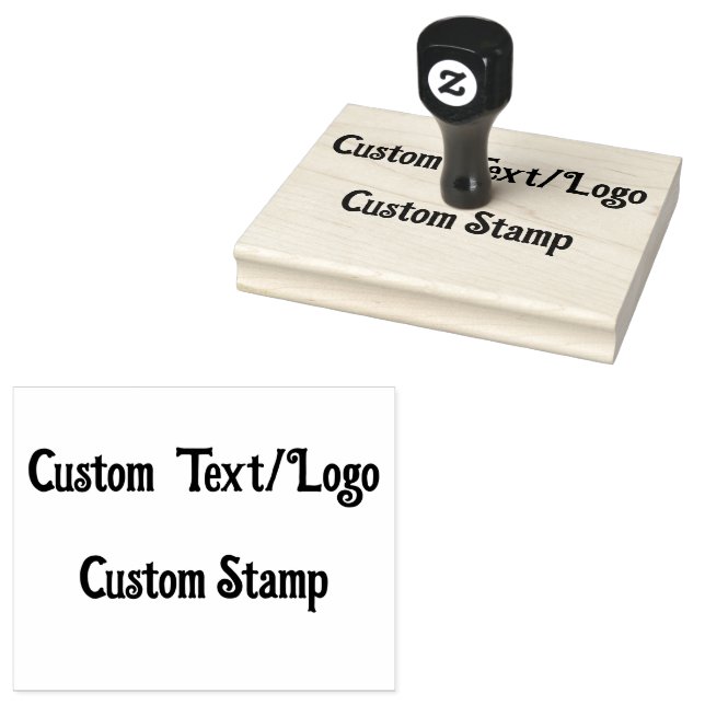 Create Your Own Custom Christmas Rubber Stamp (Stamped)