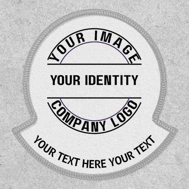 Create Your Own Custom Circle Lower Name Rocker Patch (Front)