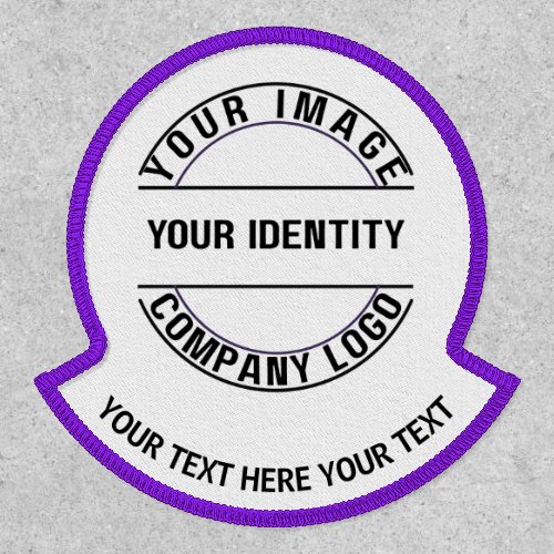 Create Your Own Custom Circle Lower Name Rocker Patch