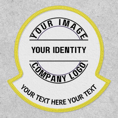 Create Your Own Custom Circle Lower Name Rocker Patch