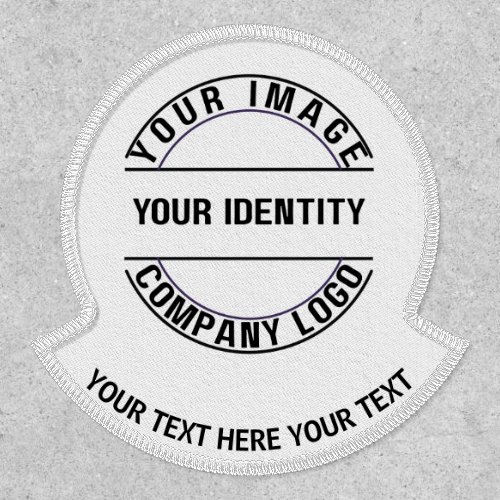 Create Your Own Custom Circle Lower Name Rocker Patch