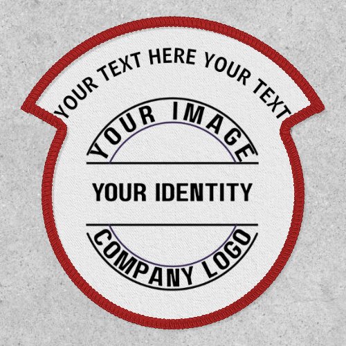 Create Your Own Custom Circle Upper Name Rocker Patch
