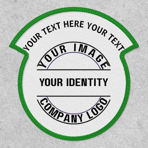 Create Your Own Custom Circle Upper Name Rocker Patch