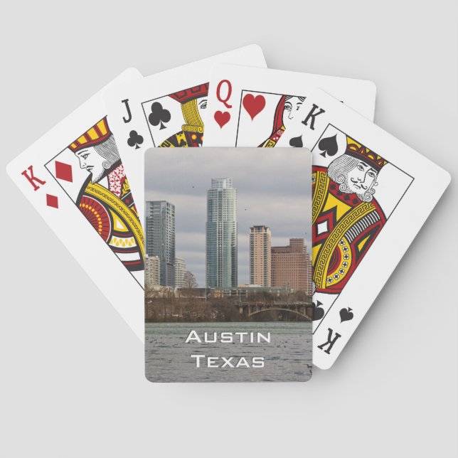 Create Your Own -  Custom City Template Poker Cards (Back)