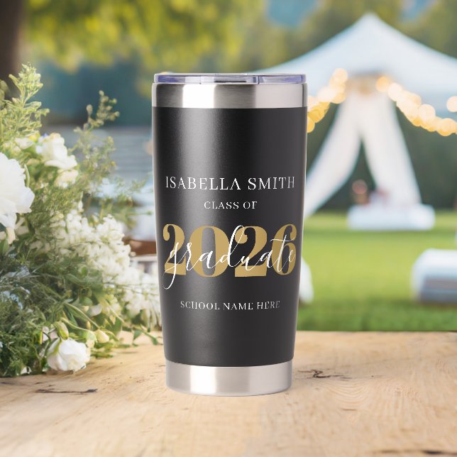 Create Your Own Custom Class of 2026 Graduation Insulated Tumbler (Wedding (Rotated))