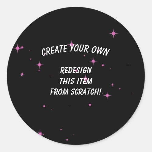 Create Your Own Custom Classic Round Sticker