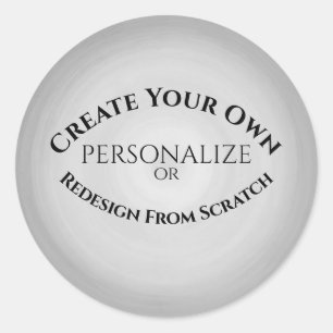 Create Your Own Custom Classic Round Sticker