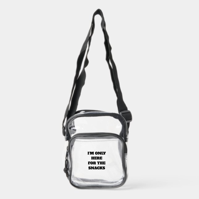 Create Your Own Custom Clear Crossbody Bag (Front)
