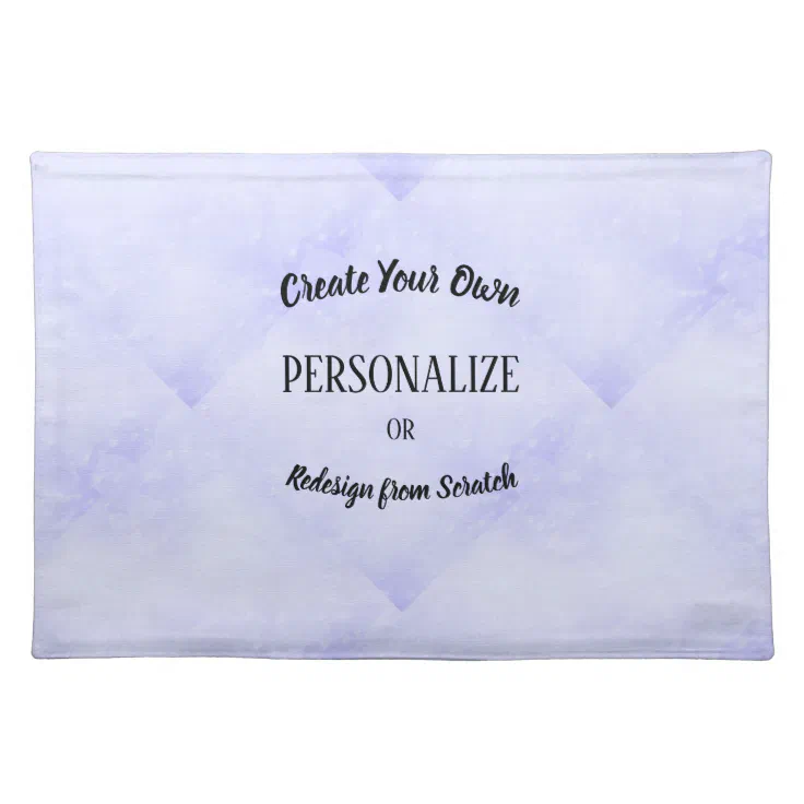 Create Your Own Custom Cloth Placemat Zazzle