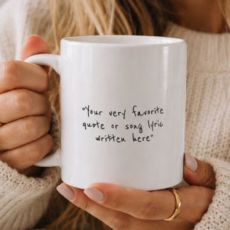 Create your own custom coffee mug