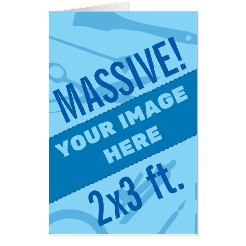 Create Your Own Custom Collosal 2x3 foot Card