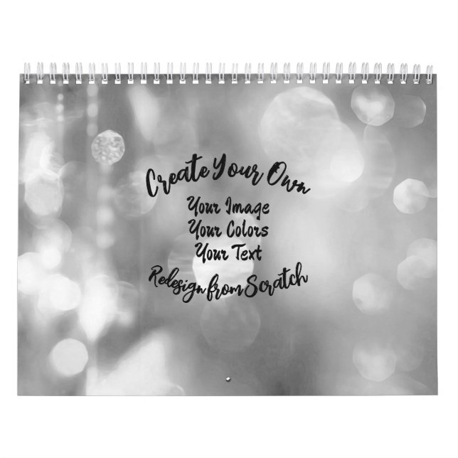 Create Your Own Custom Color/Design Calendar (Cover)