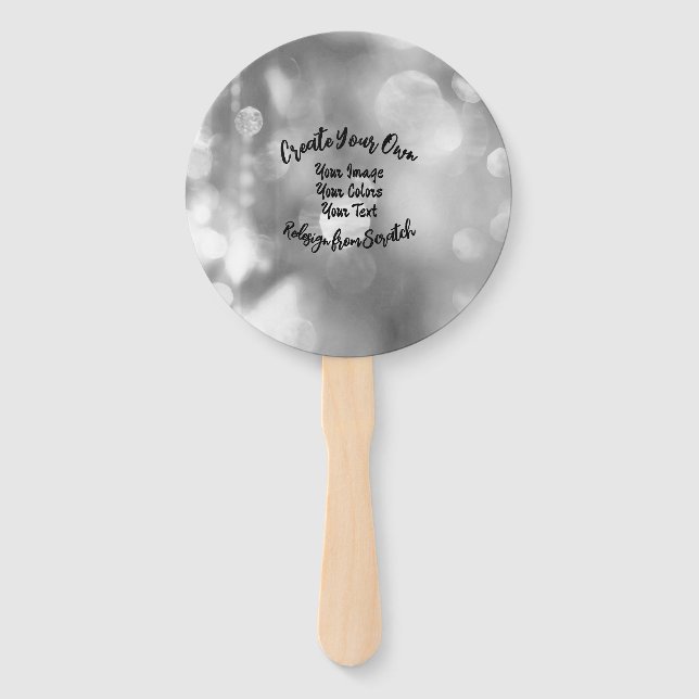 Create Your Own Custom Color/Design Hand Fan (Front)