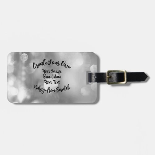 Create Your Own Custom ColorDesign Luggage Tag