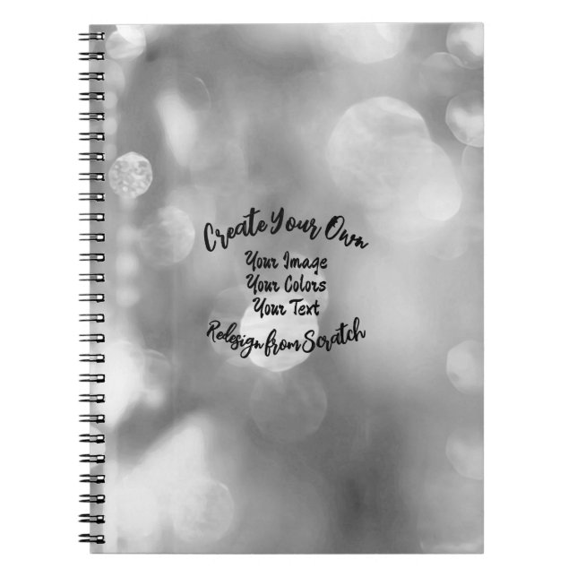 Create Your Own Custom Color/Design Notebook (Front)