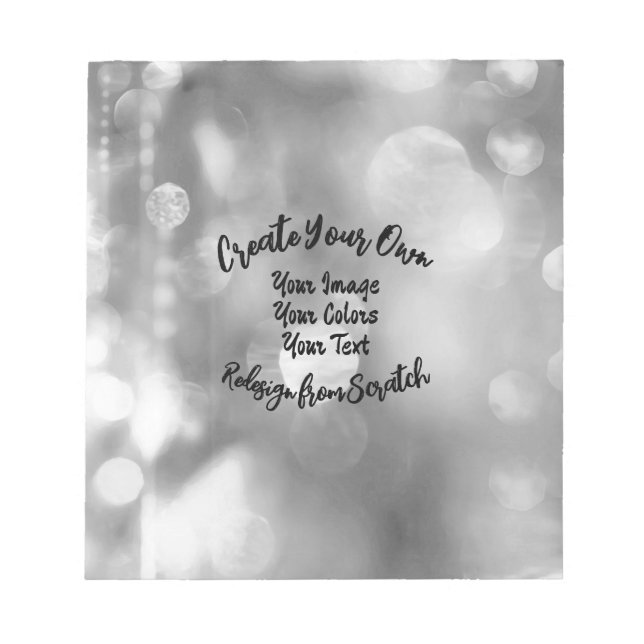 Create Your Own Custom Color/Design Notepad (Front)