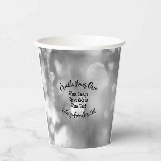 Create Your Own Custom Color/Design Paper Cups (Front)