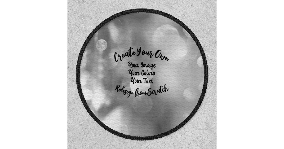 Create Your Own Custom Color/Design Patch Zazzle