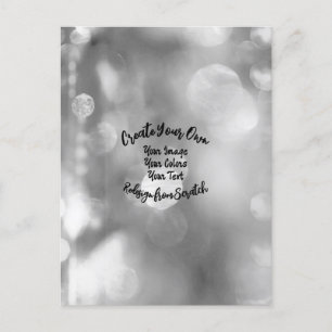 Create Your Own Custom Color/Design Postcard