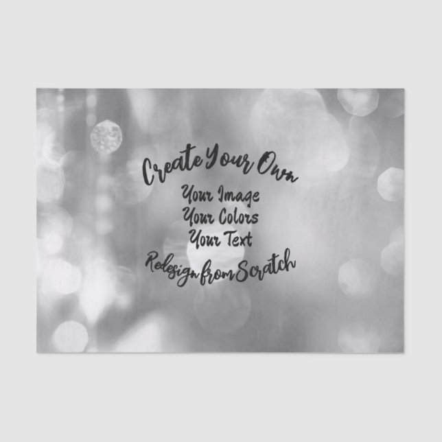 Create Your Own Custom Color/Design Tissue Paper (Front)