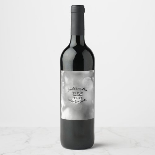 Create Your Own Custom ColorDesign Wine Label