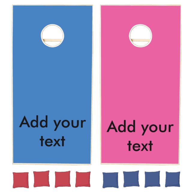 Create your own custom corn hole set (Set)