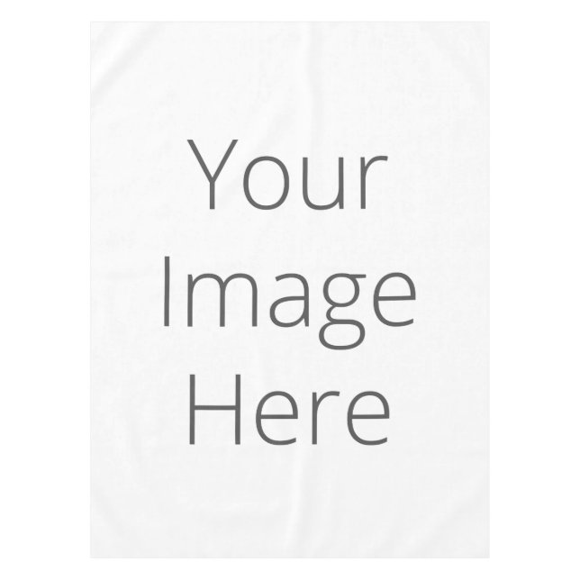 Create Your Own Custom Cotton Tablecloth, 52"x70" Tablecloth (Front)