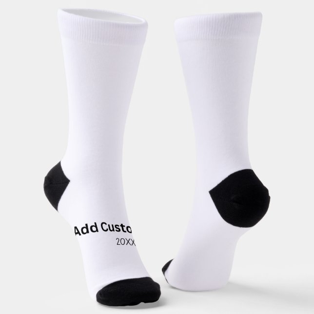 Create Your Own Custom Crew Sock (Angled)