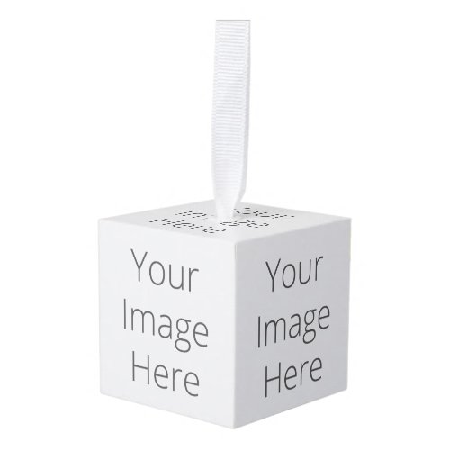 Create Your Own Custom Cube Ornament