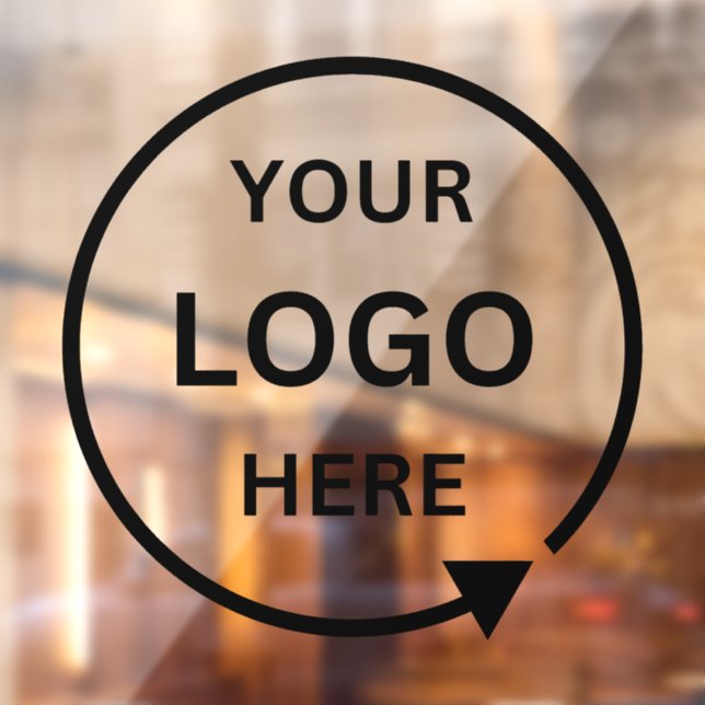 Create your own Custom Customizable Business Logo Window Cling (Sheet 2)