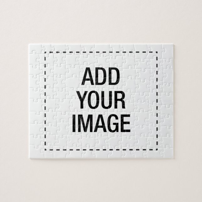 Create your own custom customizeable personalized jigsaw puzzle (Horizontal)