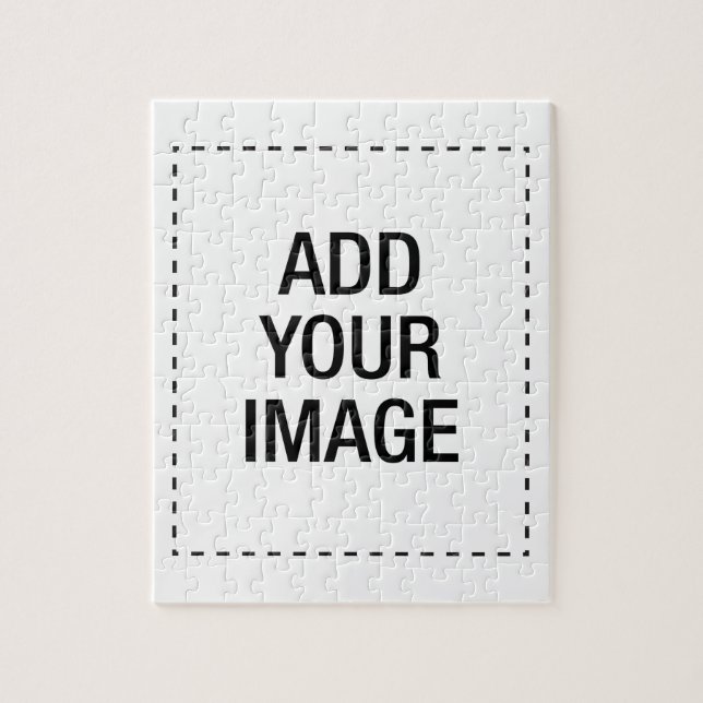 Create your own custom customizeable personalized jigsaw puzzle (Vertical)
