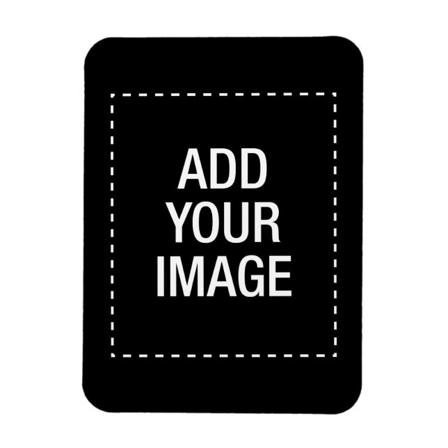 Create your own custom customizeable personalized magnet (Vertical)