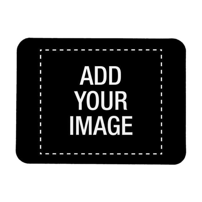 Create your own custom customizeable personalized magnet (Horizontal)