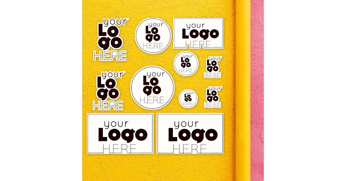 Create Your Own Custom Cut Business Logo Stickers | Zazzle