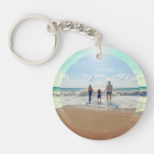 Create Your Own Custom Cute Family Photo Effects Keychain