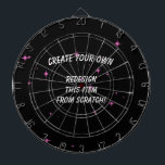 Create Your Own Custom Dart Board<br><div class="desc">High quality, fully customizable products for you to personalize any way you like! We offer a huge collection of easy-to-customize business and school supplies, wedding, party and special event decorations, supplies and favors, custom clothing, accessories and merch for people of all ages, collectible gifts, home decor and more. Visit Pop...</div>